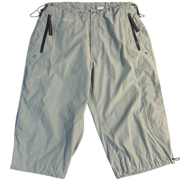 Vintage Levis SilverTab Data Shorts Mens Large Green Baggy Tech Skater Military - Picture 1 of 15